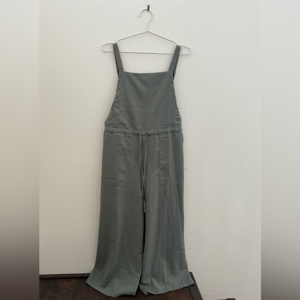 CHASECULT One Size Sage Green Overall Pants/Jumpsuit